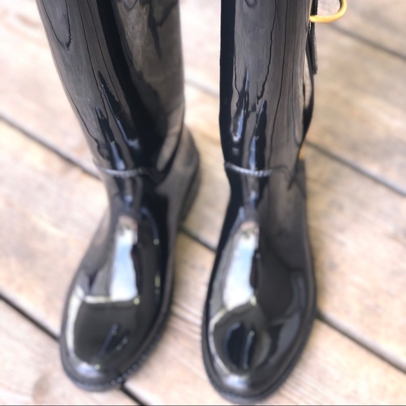 Coach Tasha black equestrian Rain boots - Picture 2 of 14